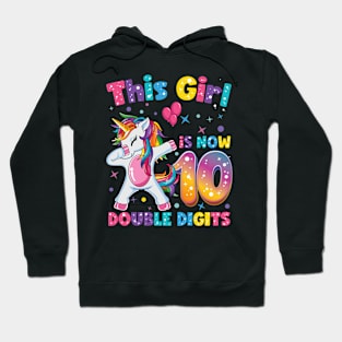 It's My 10th Birthday Shirt This Girl Is Now 10 Years Old Hoodie